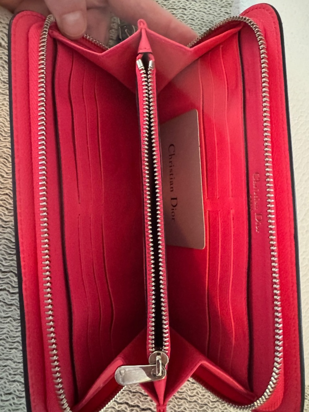 Dior full zip wallet - Picture 5 of 7